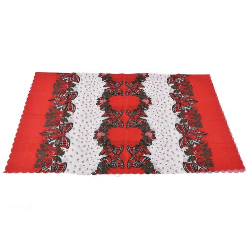 Nappe Rectangulaire Tissu D¿Impression De Noël Nappe De Table Nappe Pour La Décoration De Bar De Bar D¿Hôtel À La Maison