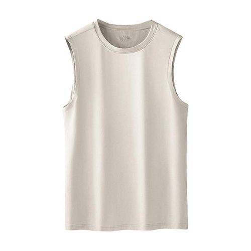 Gris Hommes Sans Manches Workout Sport Chemises Débardeurs Running T-Shirts Doux Respirant Muscle Tees