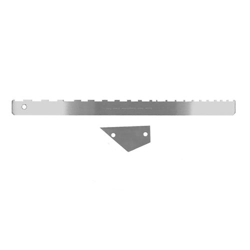 Guitare Manche Règle Set Notched Straight Edge Fret Rocker String Hauteur Gauge Luthier Tool Metal