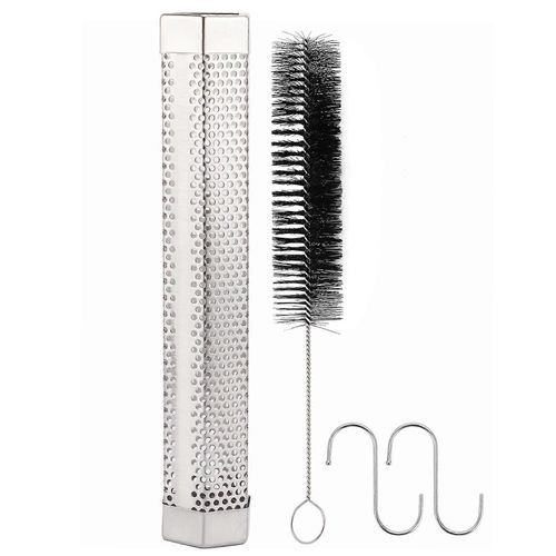 304 tube de fumoir en acier inoxydable outils de barbecue portables pour accessoire de fête en plein air