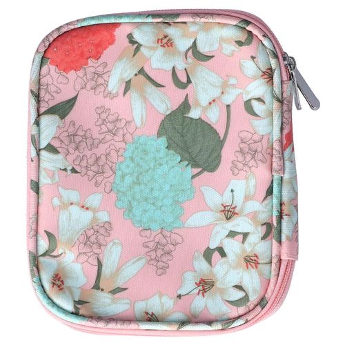 Sac de rangement imperméable Oxford Tissu Rose Lily Portable Ménage Usage Quotidien DIY Crochet Sac à main de rangement