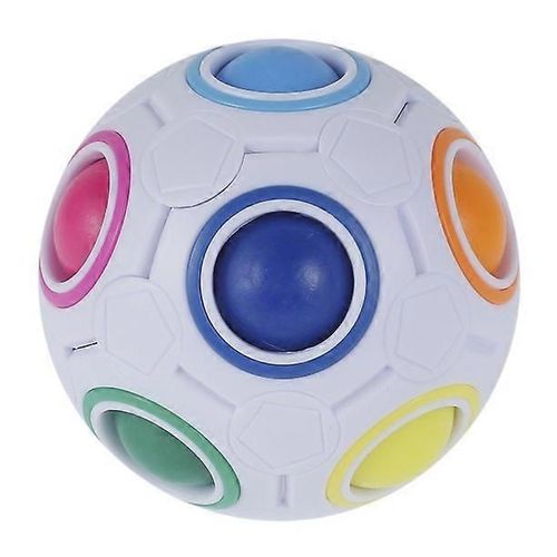 Magic Rainbow Ball - Cadeau de jouet de soulagement du stress cérébral, jouet Rainbow Cube
