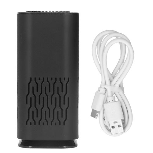 Purificateur de voiture tour conduit double entrée conception tridimensionnelle circulation USB alimentation 5V 260mA outil de purification noir