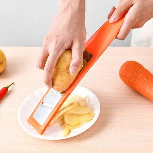 4PCS Trancheuse de légumes à main Coupe-aliments Hachoir à fruits Râpe Éplucheur Gadgets de cuisine Ensemble