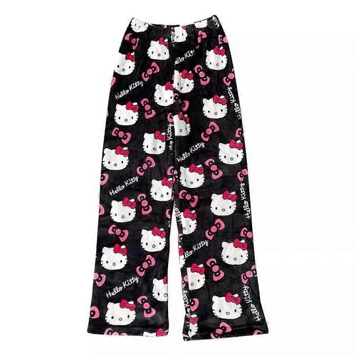 Dessin Animé Mignon Chat Maison Pyjama Décontracté, Adapté Pour L¿Automne Et L¿Hiver