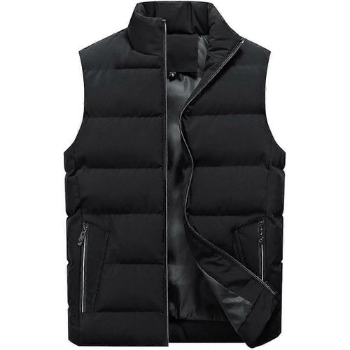 Gilet Hommes Hiver Loisirs Chaleur Gilet De Sport Sans Manches Gilet D'Hiver