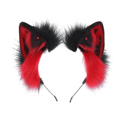 Fox Wolf Cat Dog Ears Headband Hairband Hair Clips - Halloween Costume Party Headpiece