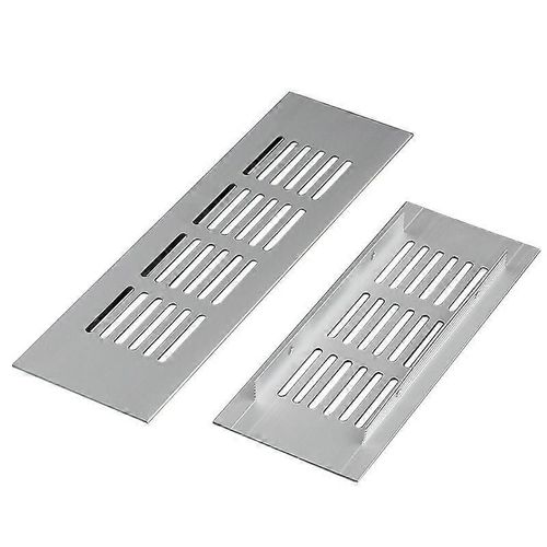8pcs grille d¿aération en alliage d¿aluminium pour sol, plafond, armoire, armoire, armoire, 80x300mm