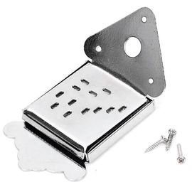 Mandoline Chrome Pièce De Cordier De Rechange Avec Vis Accessoire D¿Instrument De Mandoline (Argent)