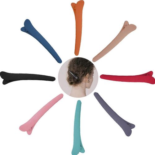 Hair Clip, 8 Pieces Hair Clips, Hairdressing Equipment, Hair Clip, Combi-Clip, Card, Barrette, Hairdresser, Ladies Hair Clip, Small Combi-Clip, Hair C
