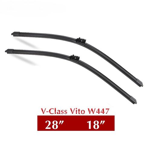 Convient À Mercedes-Benz V-Class Vito W447 2014-2017 Essuie-Glaces Désossés