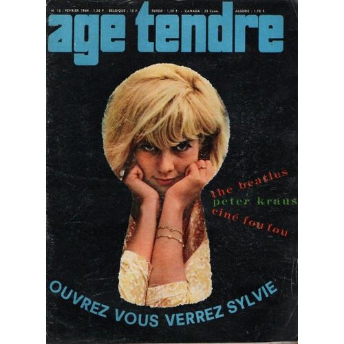 Age Tendre Et Tete De Bois 13 1964 Sylvie Vartan Hallyday (Incomplet)/Ken Lean/Beatles/Sheila/France Gall/Cloclo/Peter Kraus