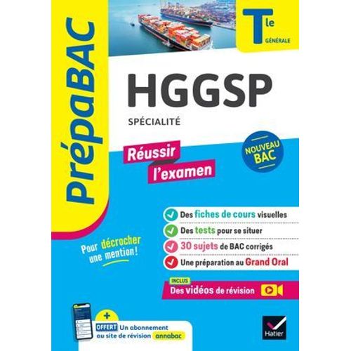 Prépabac Réussir L'examen - Hggsp Tle Générale (Spécialité) - Bac 2025