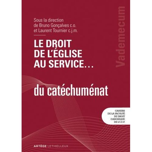 Le Droit De L'église Au Service... Du Catéchuménat