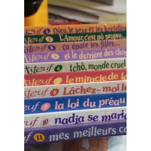 Titeuf 1,2,3,5,6,7,8,9,10,11