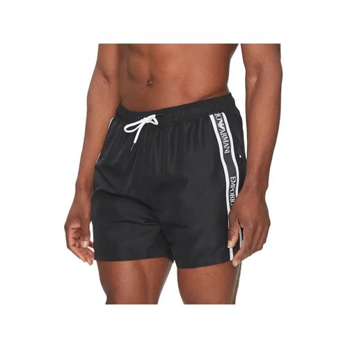 Maillot De Bain Emporio Armani Line Eagle Homme Noir
