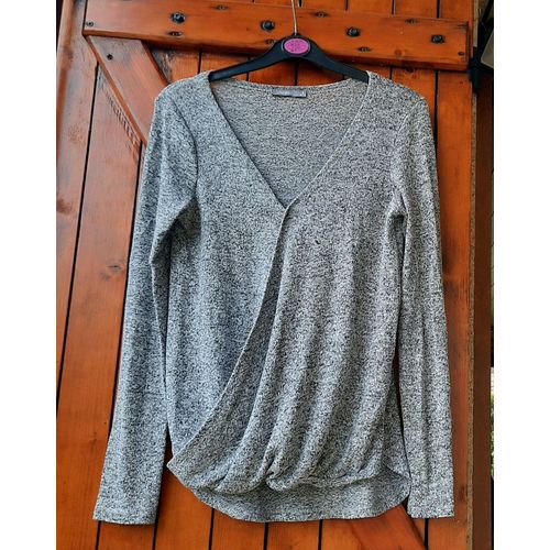 Pull Gris Bershka, Femme, Taille S/36