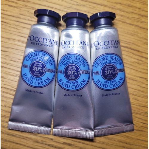 L´Occitane Crème Mains Karité 10 Ml Lot De 3 