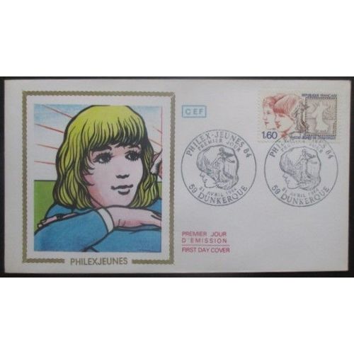 France Fdc Philexjeunes 21-04-84 Dunkerque