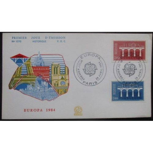 France Fdc Europa 28-04-84 Paris