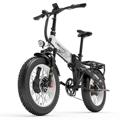 Vélo Pliant - Lankeleisi - X2000 Max - 2000w Double Moteur - Batterie 48v 20ah - Frein Hydraulique