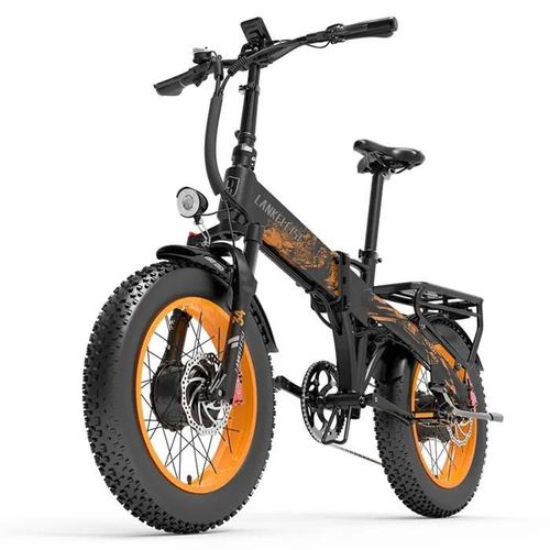 Vélo Électrique Pliable - Lankeleisi - X2000 Max - Double Moteur 2000w - Batterie 48v 20ah - 48 Km/H