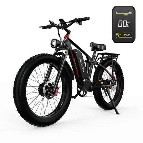 Vélo Électrique - Duotts - S26 - Double Moteur 2x750 W - Batterie 48 V 20 Ah - Freins Hydrauliques
