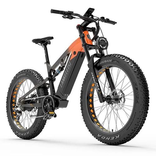 Vélo Électrique - Lankeleisi - Rv800 Plus - Batterie 48v 20ah - Moteur 750w - Fat Bike Orange