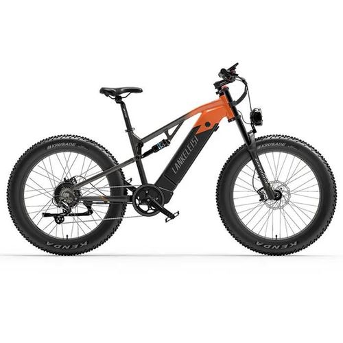 Vélo Électrique - Lankeleisi - Rv800 Plus - 48v 20ah - 750w Moteur - Fat Bike - Orange