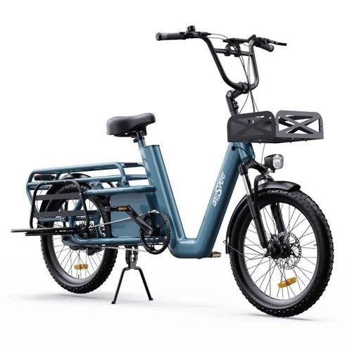 Onesport Ot01 Cargo Vélo Électrique, Moteur 500 W, Batterie 48 V 27 Ah, Pneus 20 × 2,6 Pouces, Freins À Disque Hydrauliques