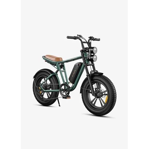 Engwe M20 Vélo Électrique, Moteur 1000 W, Batterie 48 V 13 Ah, Pneus 20 × 4 Pouces, Suspension Intégrale, 7 Vitesses, Vert
