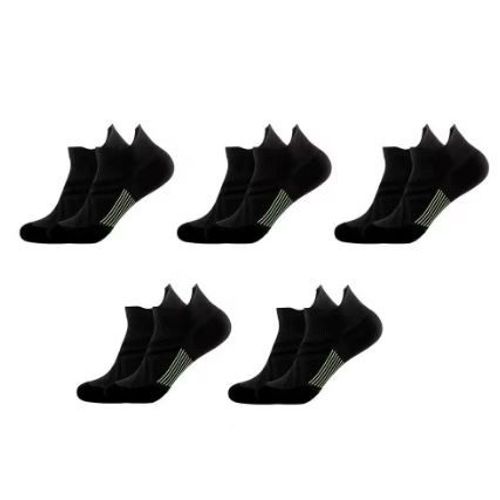 Lot De 5 Paires De Chaussettes Sport Compression . Chaussettes Courtes. Hommes Ou Femmes. Lots De Chaussettes De Sport. Plusieurs Tailles Et Coloris Disponibles