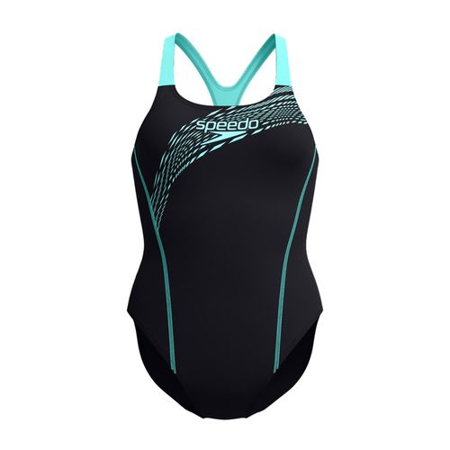 Maillot De Bain 1 Pièce Speedo Eco Medley Logo Medalist 1p Noir 38