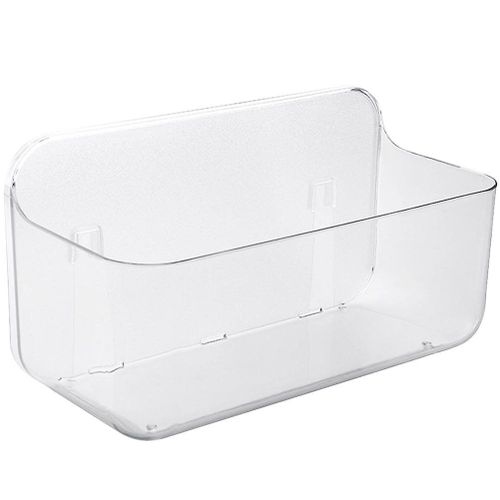Étagère De Rangement Murale Pour Salle De Bain ¿ Étagère De Rangement Pour Shampoing, Savon Et Produits De Toilette ¿ Design En Plastique Durable