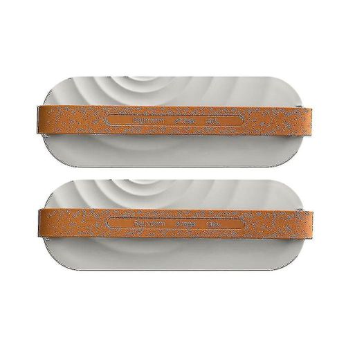 Étagère À Chaussures Murale - 2 Pièces, Rangement Gris Pour Pantoufles, Talons Et Baskets - Design Compact