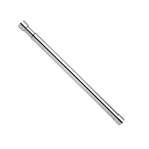 Tringle à rideau de douche réglable en acier inoxydable et organiseur de placard pour un rangement efficace des vêtements