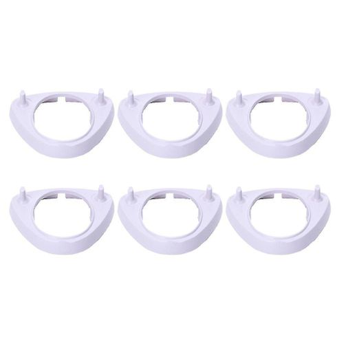 Support de chargeur pour brosse à dents électrique (lot de 6) - Support ABS durable pour modèles Oral-B - Rangement et nettoyage faciles