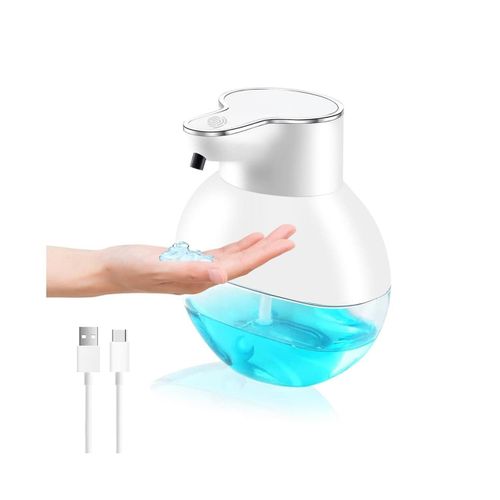 Distributeur de savon mural automatique avec capteur infrarouge - Distributeur de savon gel sans contact pour usage domestique et commercial