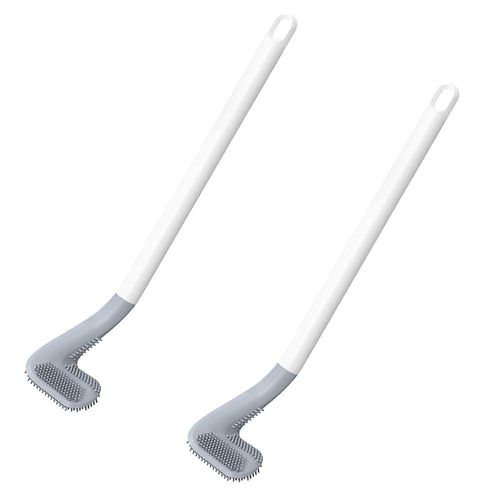 Ensemble de brosses WC Golf - 2 pièces pour un nettoyage facile de la salle de bain, installation non marquante, idéal pour les toilettes et plus encore