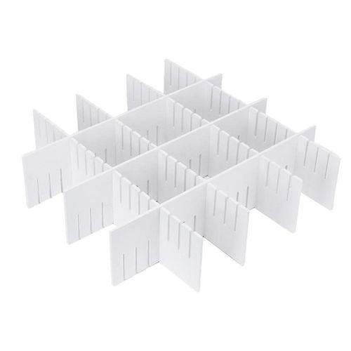Lot De 5 Séparateurs De Tiroir Réglables Pour Ranger Chaussettes, Sous-Vêtements Et Accessoires ¿ Solution De Rangement En Plastique Durable