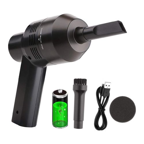 Mini aspirateur puissant rechargeable pour claviers et ordinateurs de bureau - Sans fil, chargement USB, autonomie de 60 minutes