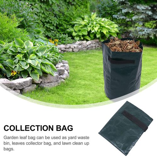 Sac de déchets de jardin réutilisable et durable pour les feuilles, l'herbe coupée et le nettoyage de la cour - Idéal pour le camping et l'organisation