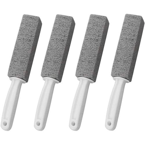 Pierre ponce écologique avec manche : détachant efficace pour cuvette de toilettes et nettoyant ménager polyvalent