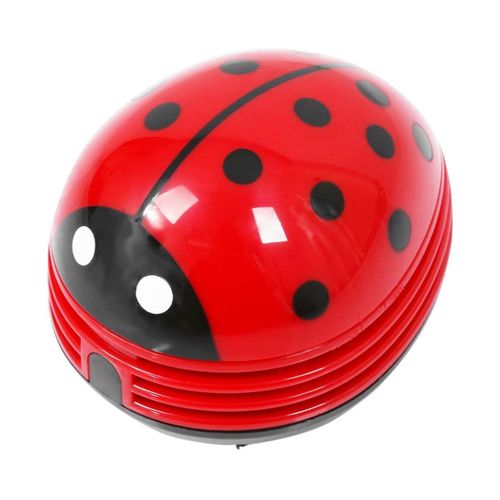 Mini-balai à miettes portable sans fil ¿ Design coccinelle pour un nettoyage rapide à la maison et au bureau