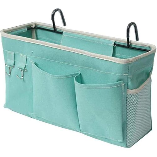 Organisateur De Rangement De Chevet En Toile Et Fer - Cintre Peu Encombrant Pour Lits Superposés, D'hôpital Et De Dortoir