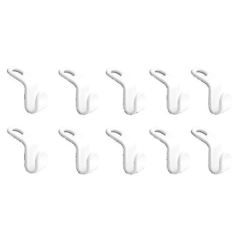 Lot De 100 Crochets De Suspension Peu Encombrants En Plastique Durable Pour Un Rangement Soigné De Votre Garde-Robe.