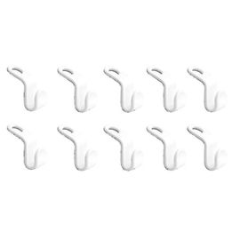 Lot De 100 Crochets De Suspension Peu Encombrants En Plastique Durable Pour Un Rangement Soigné De Votre Garde-Robe.