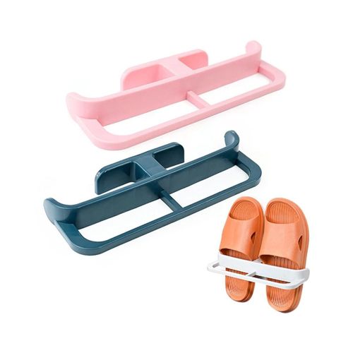 Lot De 3 Étagères À Chaussures Murales En Plastique Pour Salle De Bain Et Entrée, Solution De Rangement Peu Encombrante