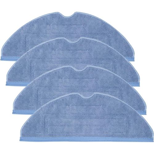 Lingettes de rechange pour serpillière Roborock T7S/S7 MaxV ¿ 4 pièces en microfibre, ne perdent pas leurs poils, faciles à remplacer, haute absorption