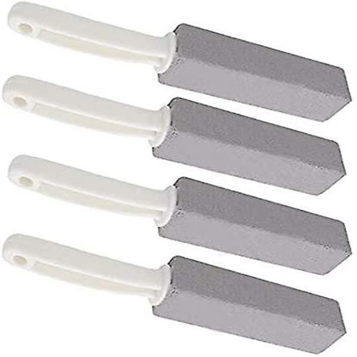 Nettoyant écologique à base de pierre ponce avec manche pour cuvettes de toilettes, taches d'eau dure et dépôts minéraux